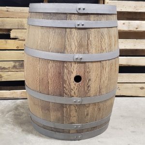 Clean Sand Blasted Wine Barrel